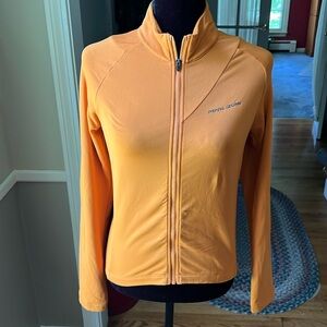 Pearl Izumi orange gold biking jacket. Size small in EUC
